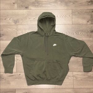 NIKE Men’s Olive Green Hoodie